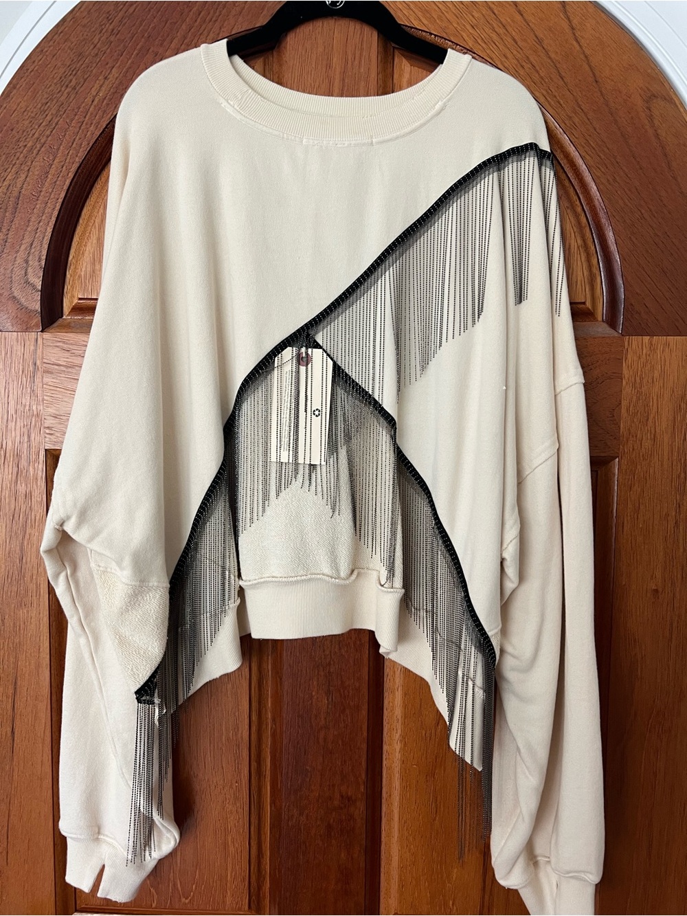 Free People X Tricia Fix Not My First Rodeo Sweatshirt NWT Size XL RT $169